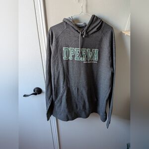 DPERWA Unisex  Gray Pullover Hoodie